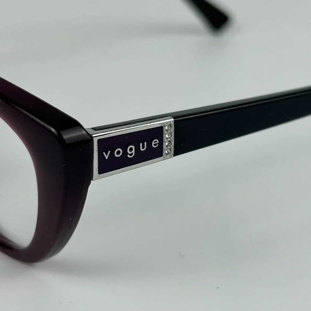 Vogue VO 5425-B 2989 Unisex Adults Eyeglasses Frame Purple Cat Eye 52-17-140‎ mm